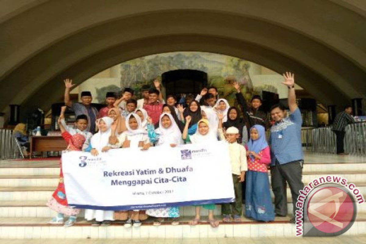 Mandiri Amal Insani Ajak Anak Yatim dan Dhuafa Rekreasi Ke TMII 