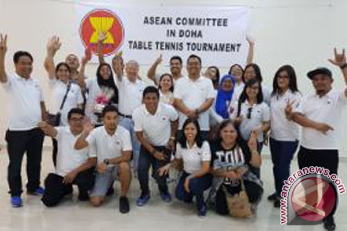 Indonesia Juara Pingpong HUT ASEAN Di Qatar