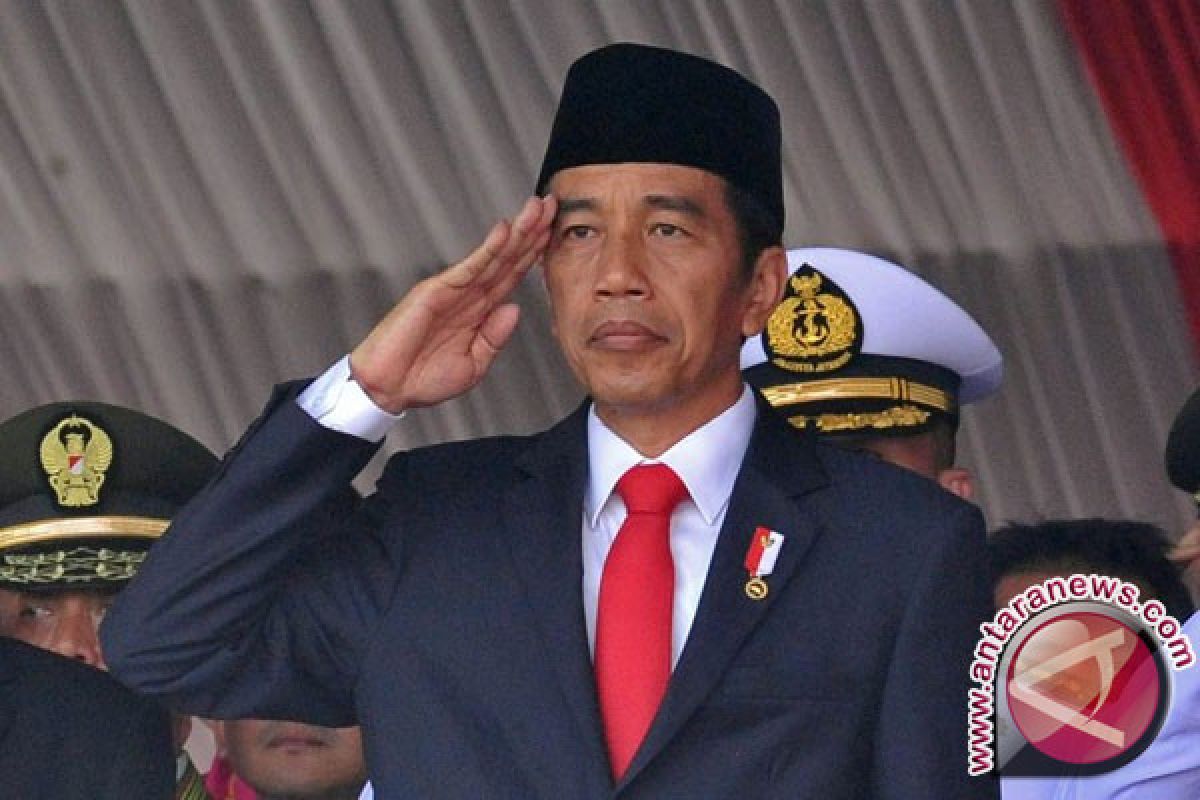 President Jokowi Visits Police Academy in Semarang