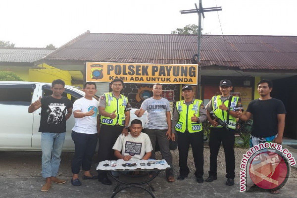 Polsek Payung Tangkap Bandar dan Pemakai Narkorba