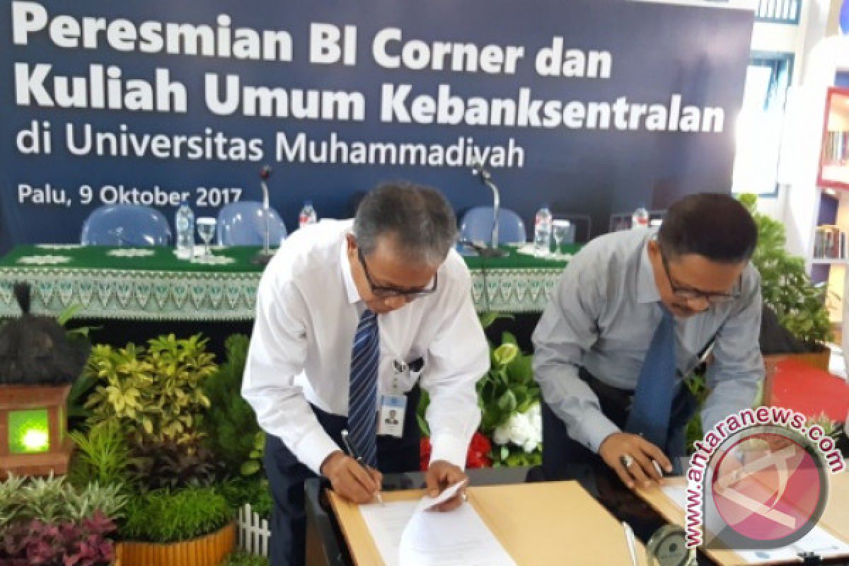 Bank Indonesia Sulteng Miliki Enam BI `Corner` 