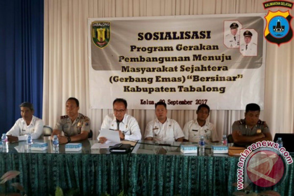 Tabalong Sosialisasi Program Kredit Gerbang Emas 