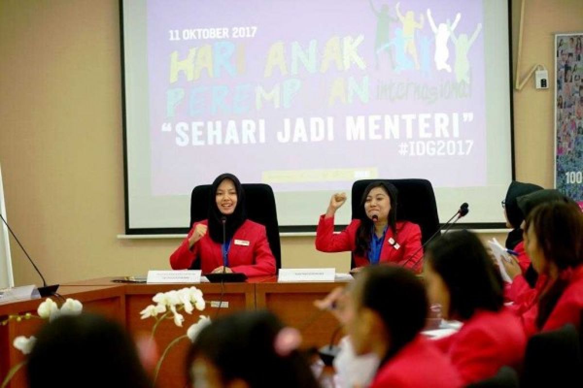 Remaja Sumatera Utara coba jadi menteri sehari 