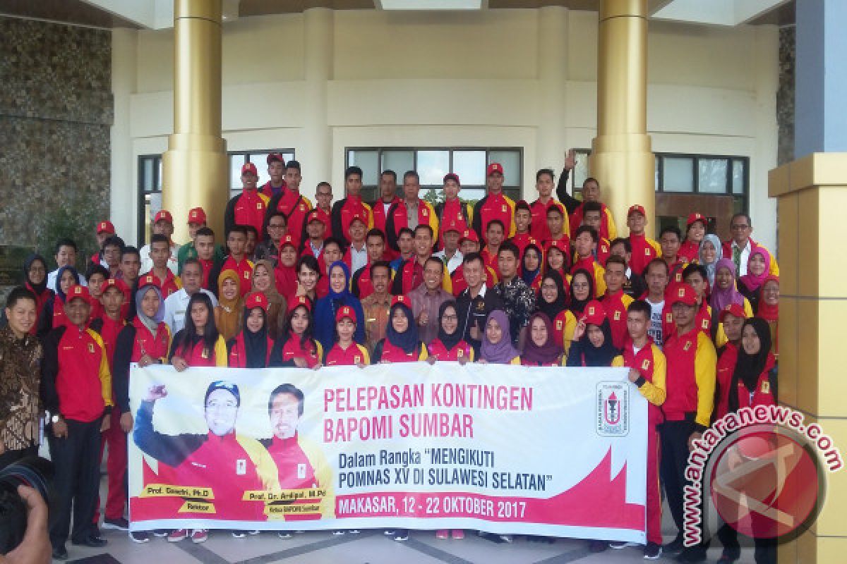 Sumbar Kirim 74 Mahasiswa ke POM 2017 di Makassar