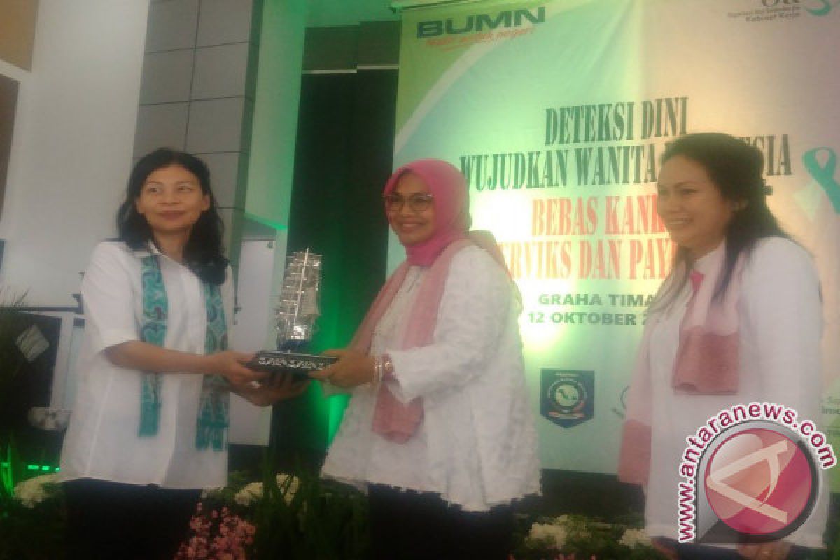 Ratnawati Ajak Masyarakat Bangka Belitung Tes IVA