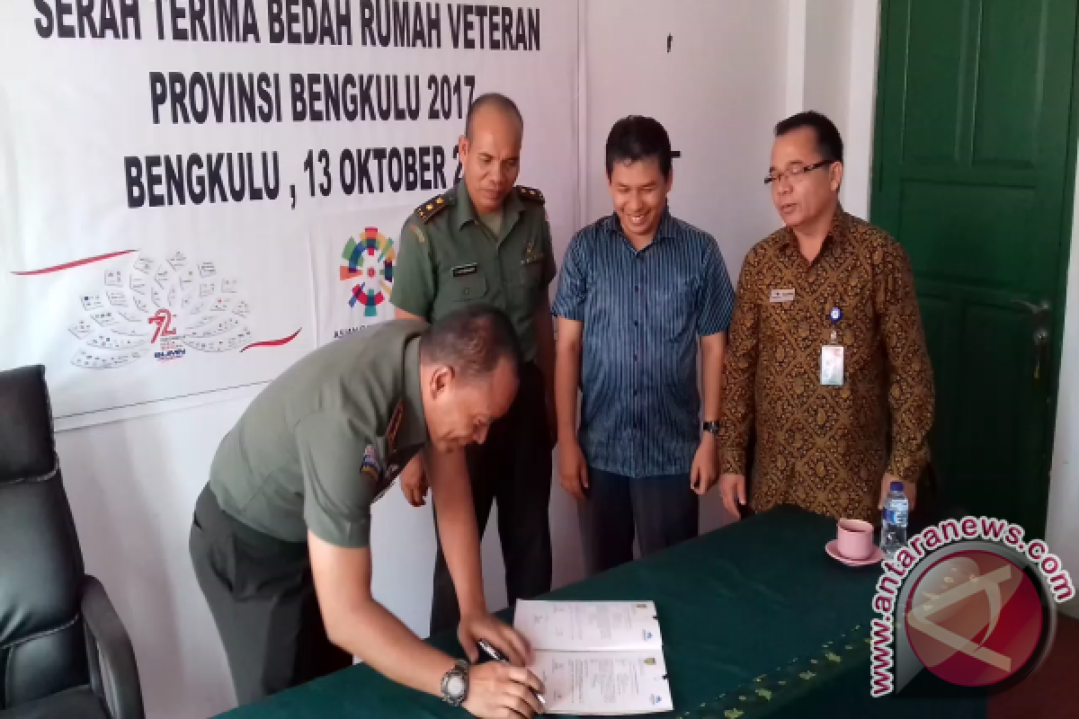 Bedah Rumah Veteran di Bengkulu Selesai