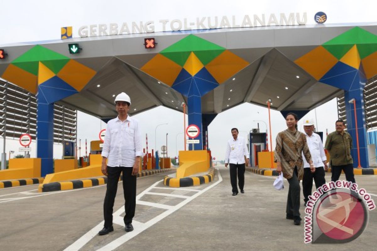 Jalan tol Medan-Binjai seksi satu dioperasionalkan