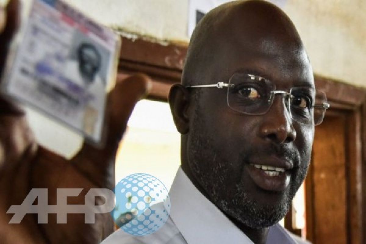 George Weah sementara pimpin hasil pilpres Liberia