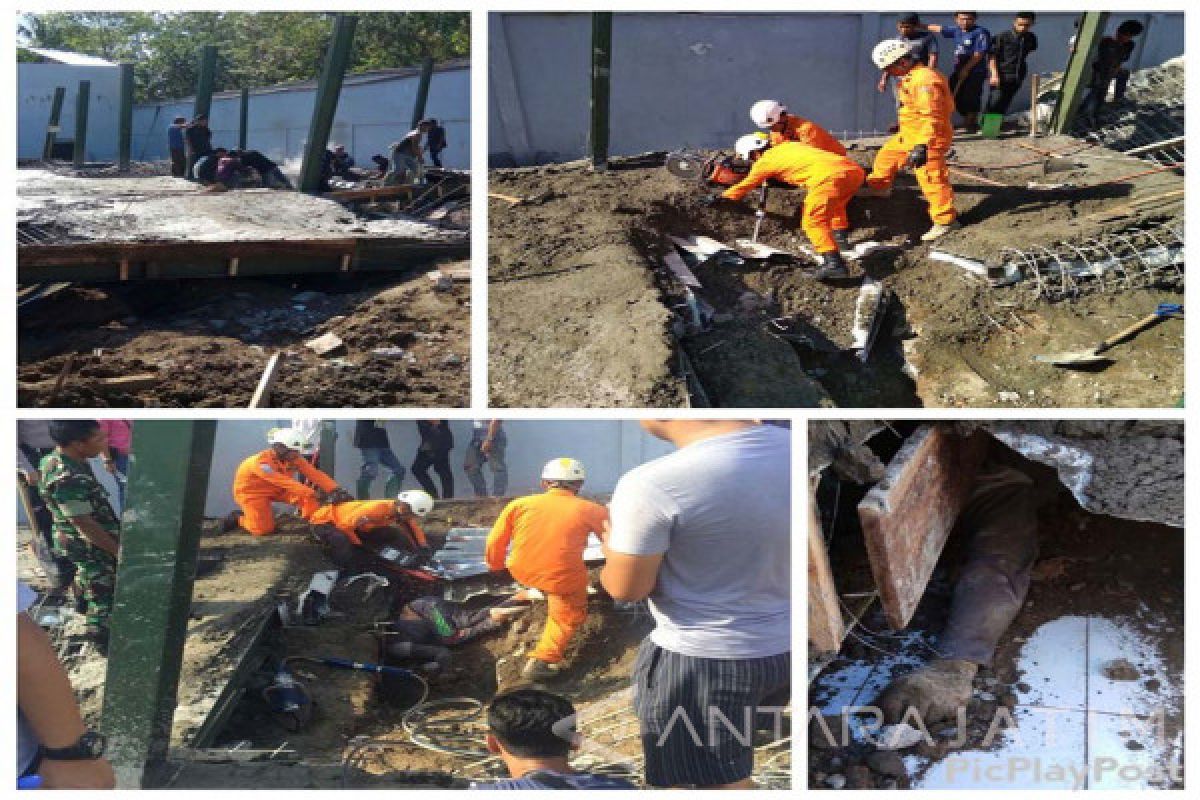 Bangunan Hotel Trenggalek Roboh, Lima Pekerja Tertimbun