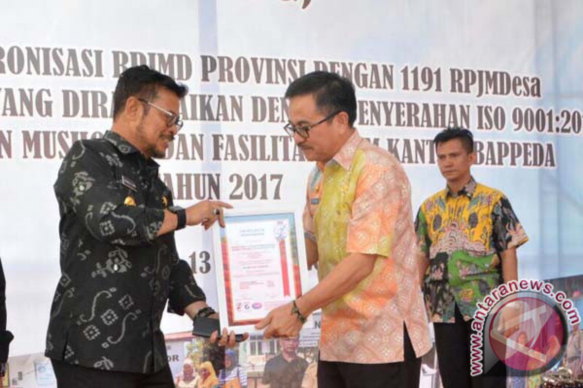 Bappeda Sulsel Raih ISO 9001:2015 