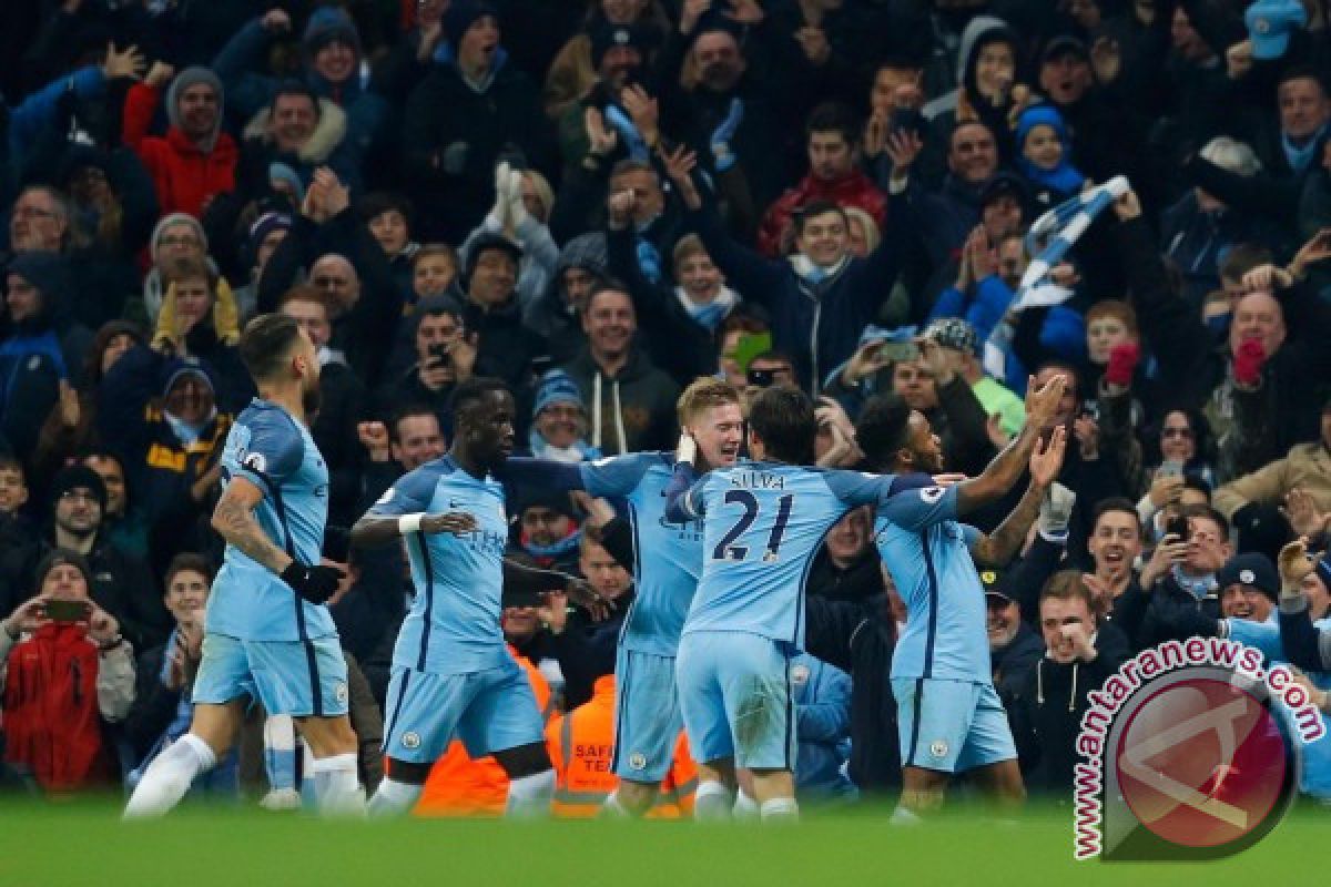 City hanya butuh empat kemenangan juarai Liga Inggris