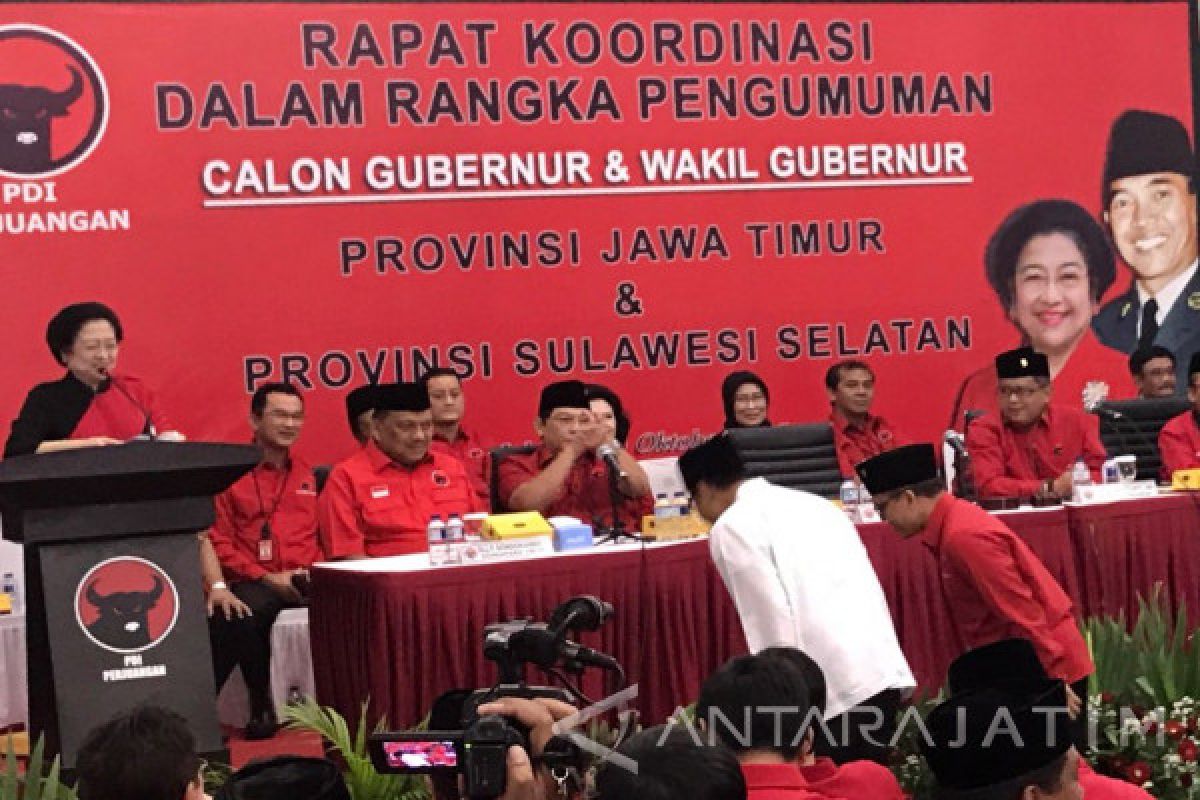 PDIP Jatim Jamin Solid Menangkan Gus Ipul-Anas
