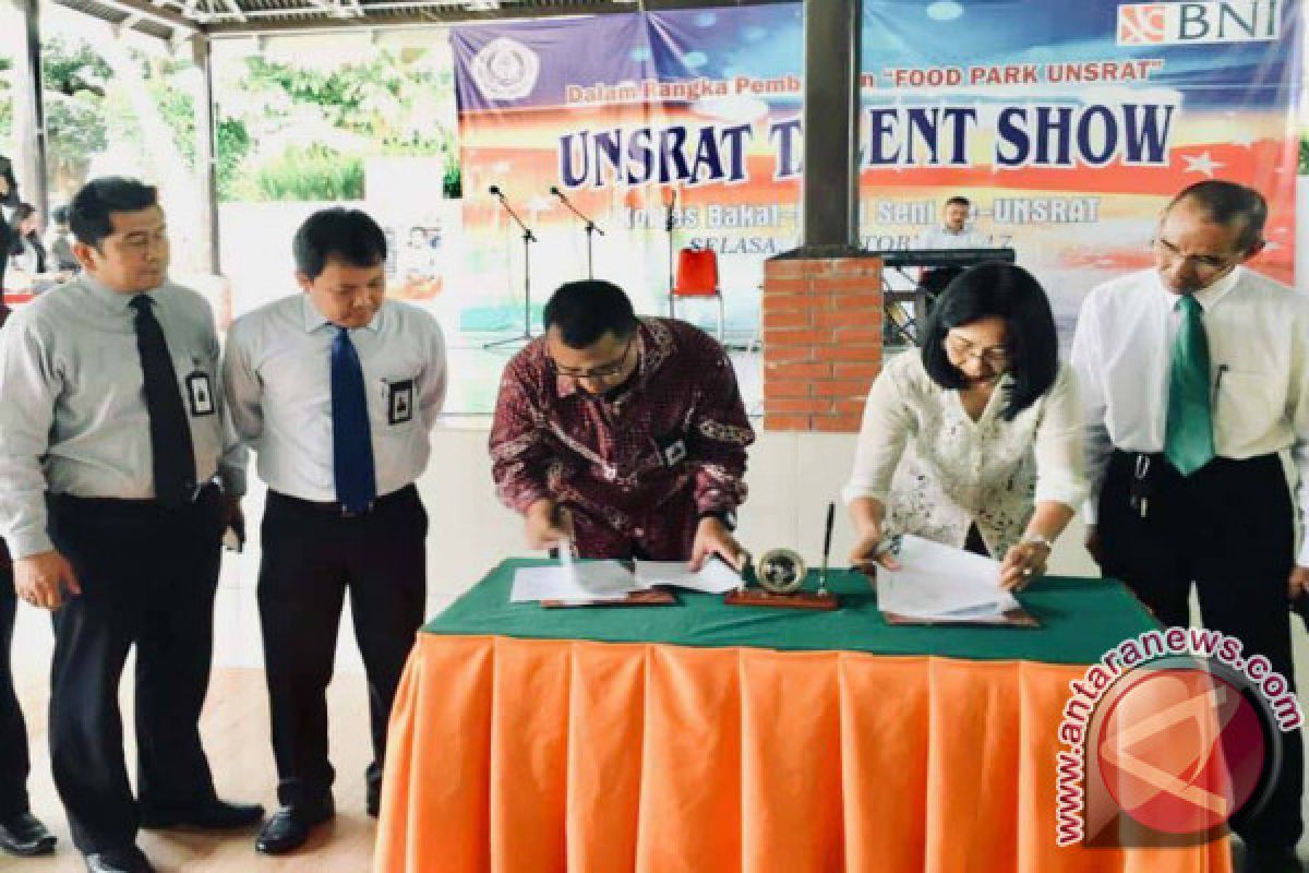 Unsrat-BNI Buka "Food Park Unsrat" Tunjang Pendidikan