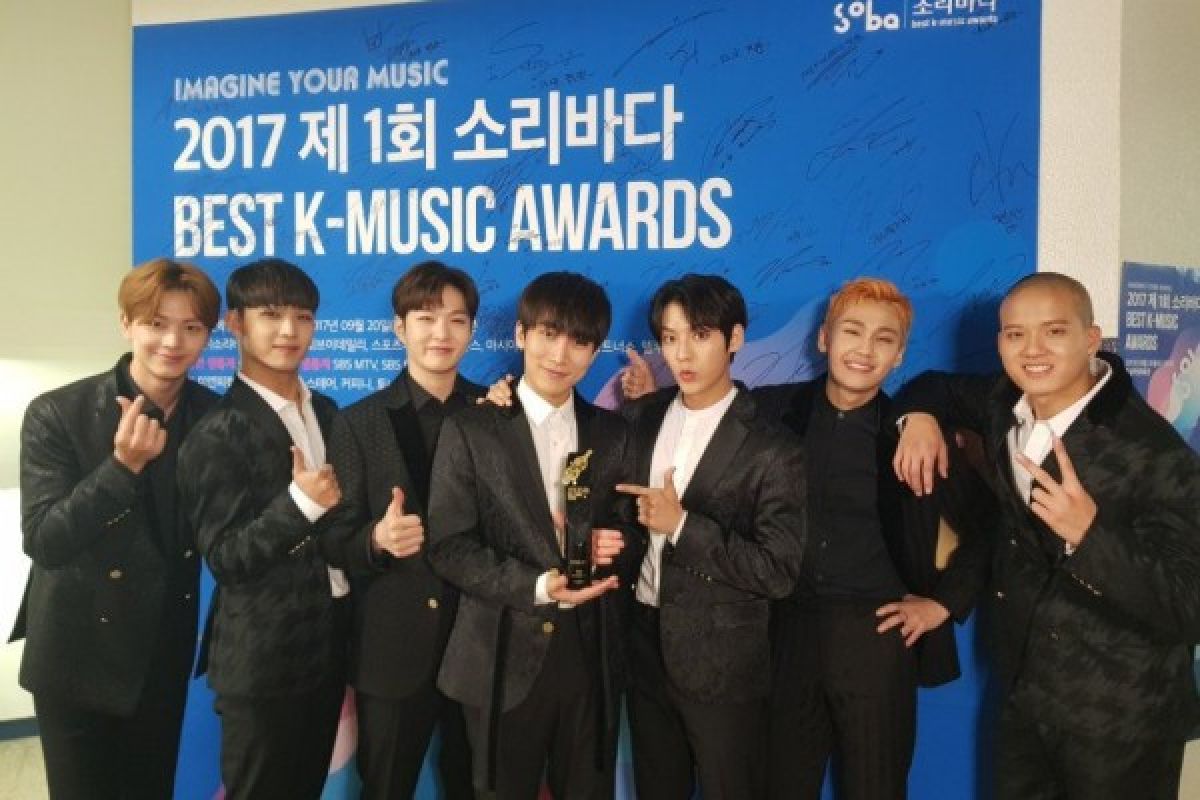 BTOB taklukan 4 tangga lagu, lampaui Highlight