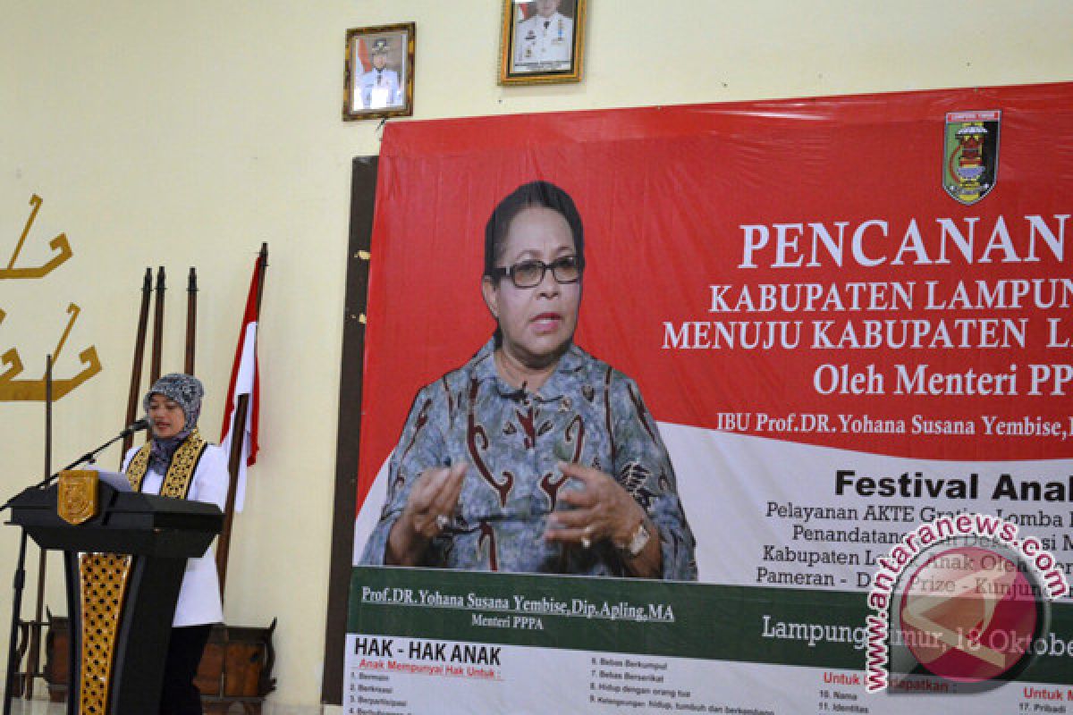 Chusnunia Berkomitmen Wujudkan Lampung Timur Ramah Anak