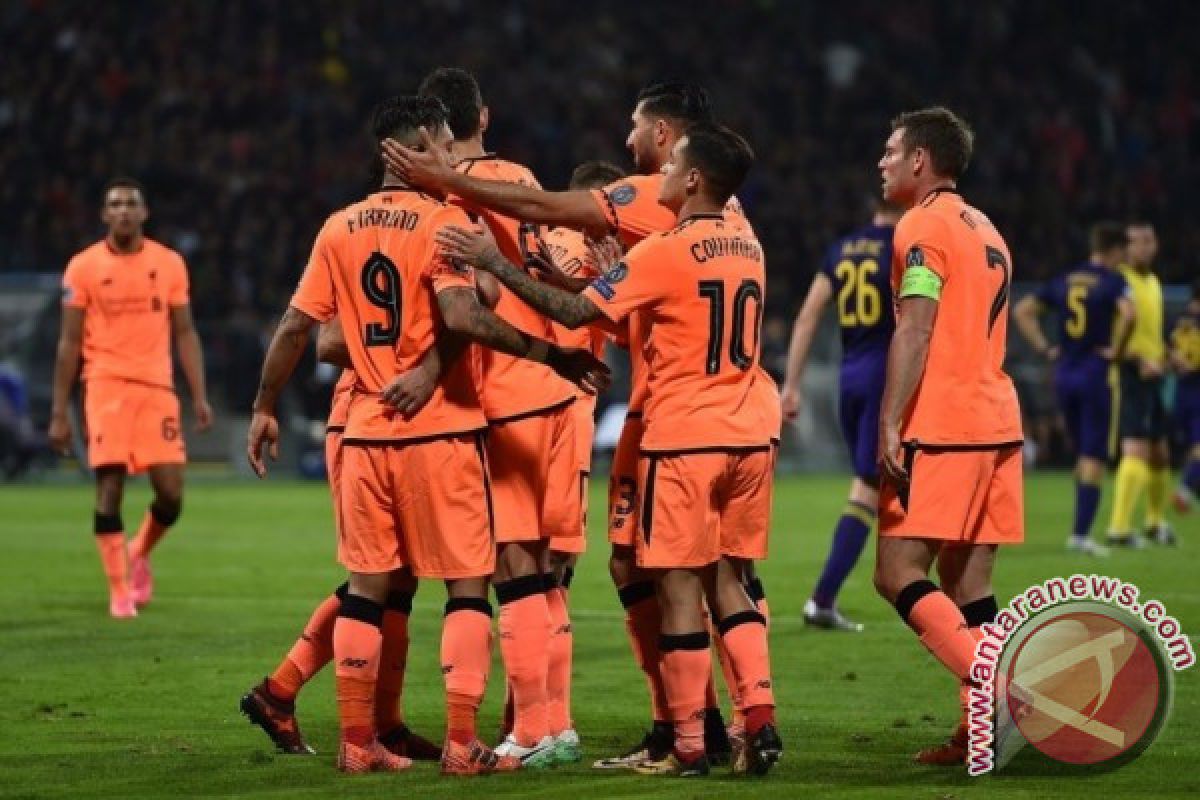 Liverpool  pesta 7-0 ke gawang Maribor