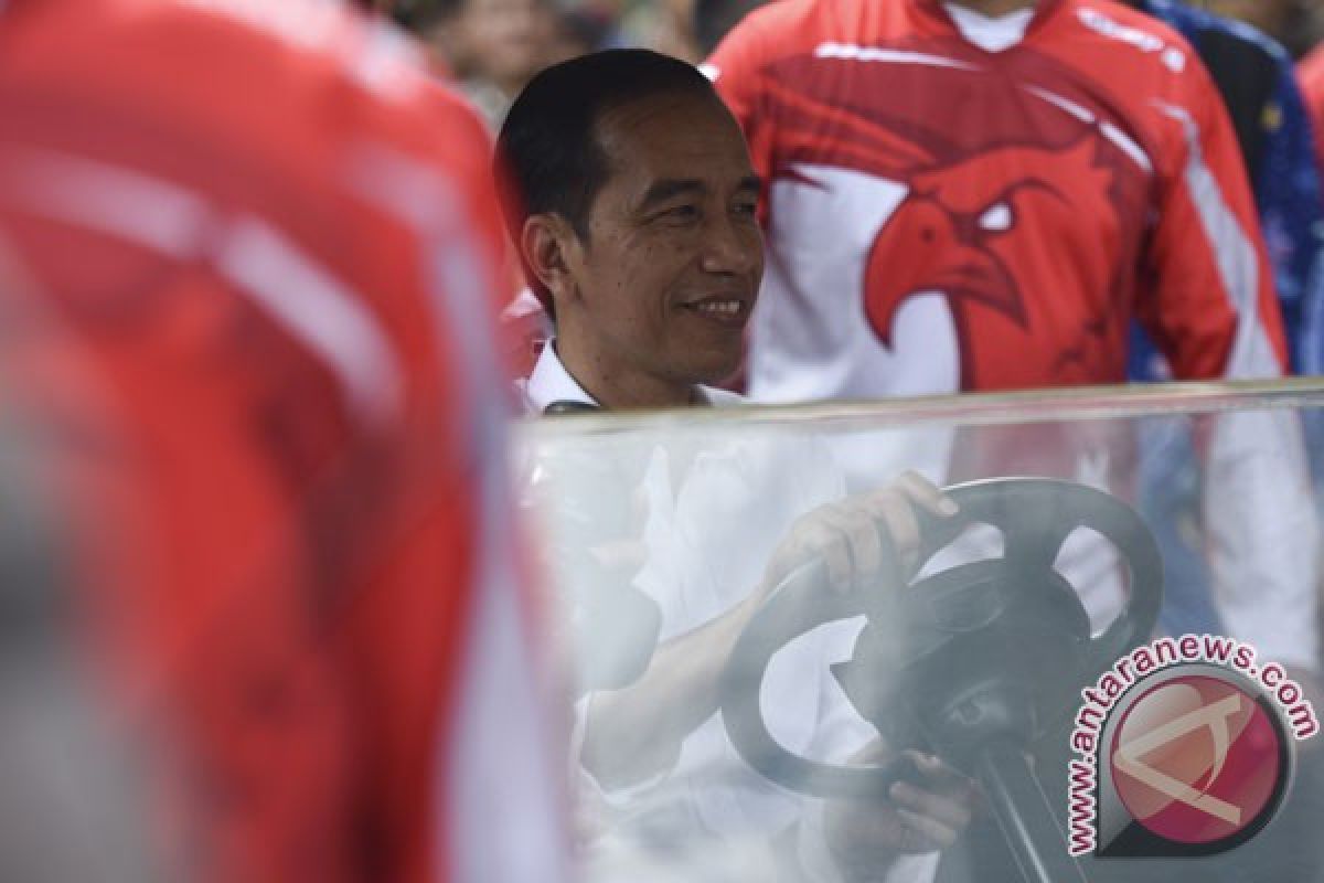 Presiden Jokowi punya jagoan sepak bola sendiri