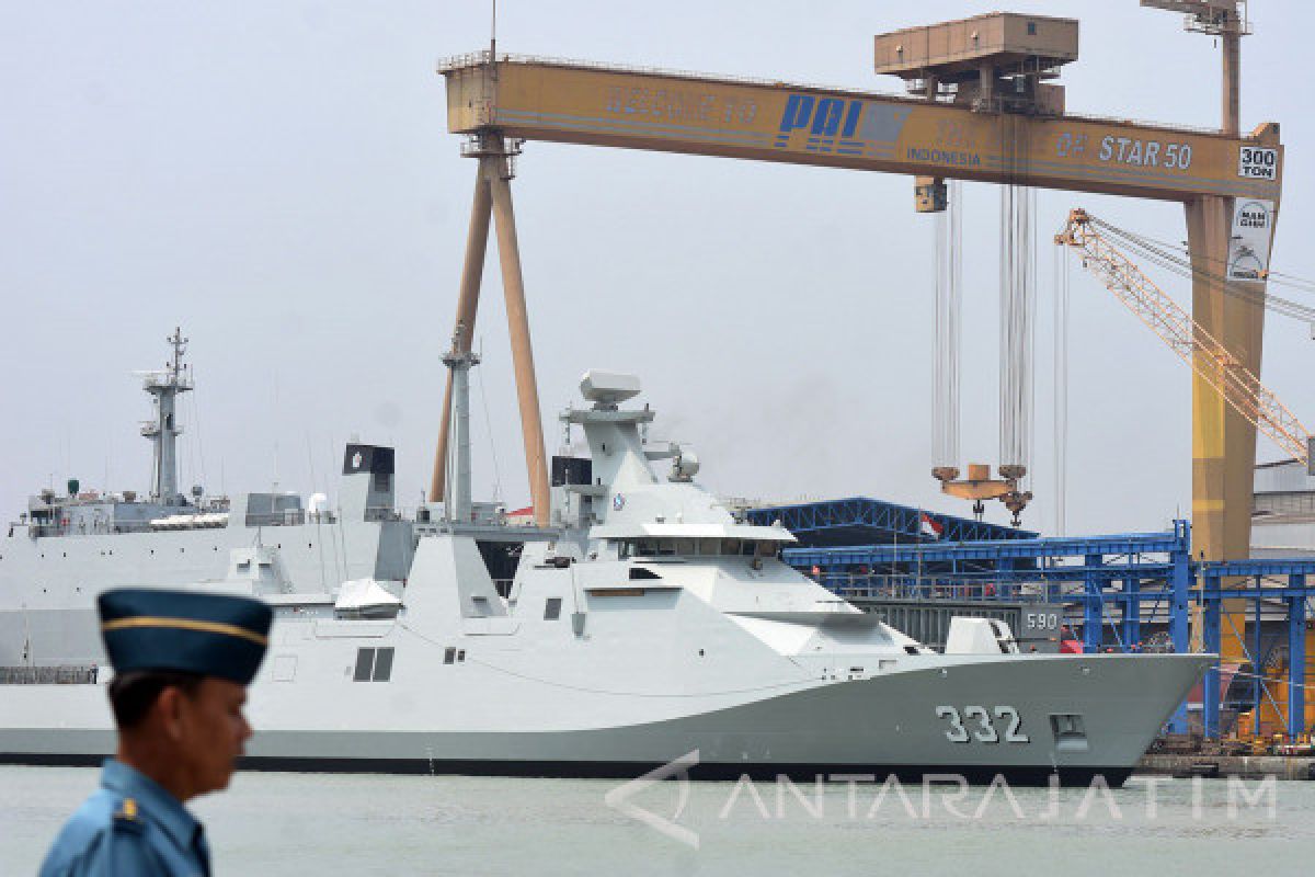 Kapal Perang PKR Pesanan TNI AL Diserahterimakan