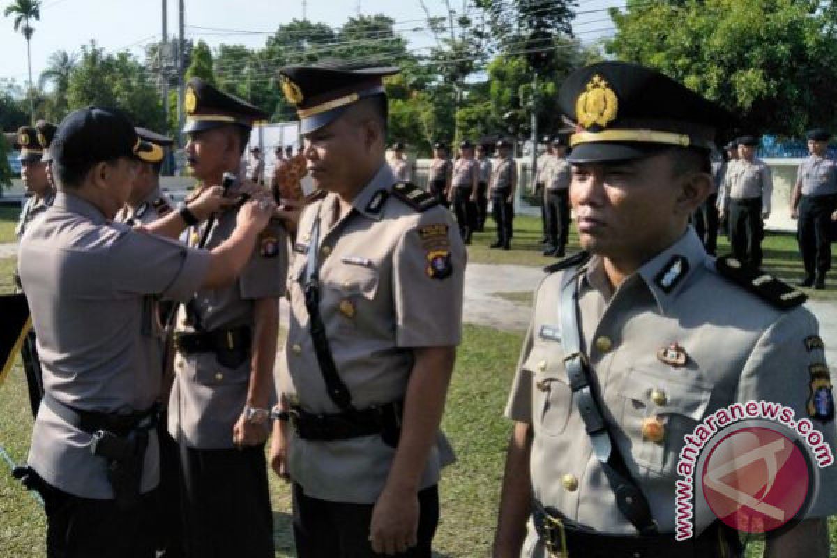 Kapolres Palangka Raya Pimpin Sertijab Kasat Binmas dan 2 Kapolsek