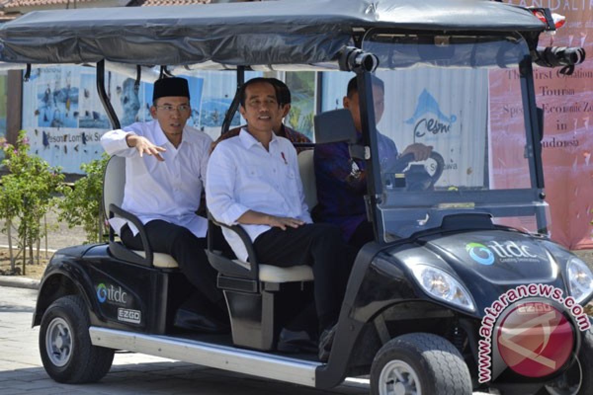 Presiden Jokowi promosikan Mandalika melalui "vlog"