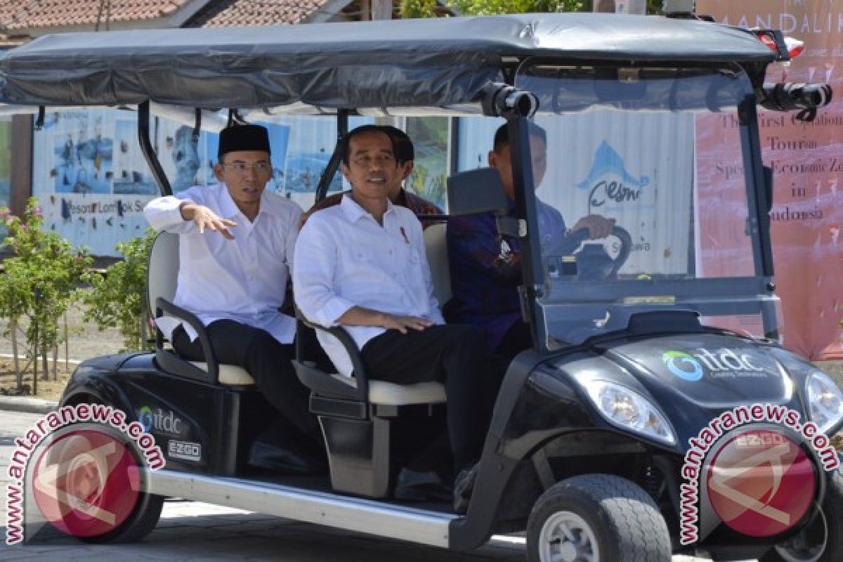 Presiden Jokowi resmikan operasional Pariwisata Mandalika