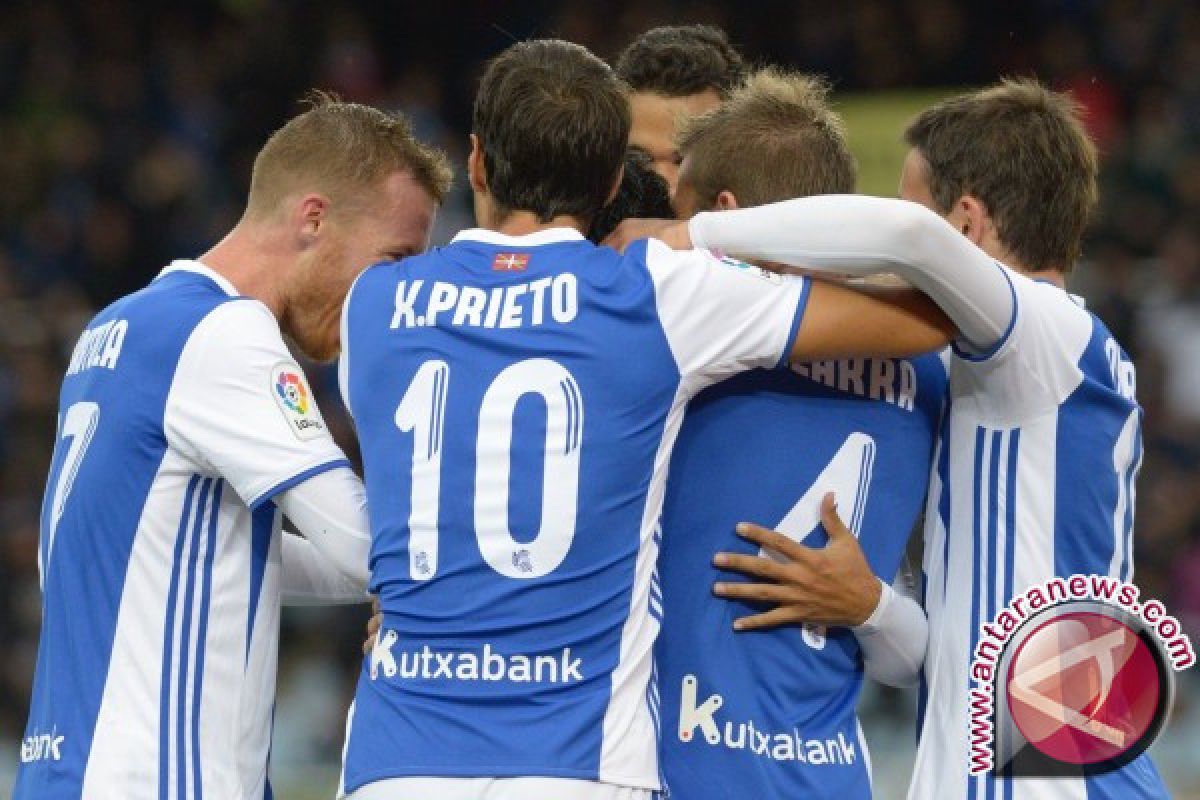 Real Sociedad cetak rekor kemenangan tandang terbesar Liga Europa