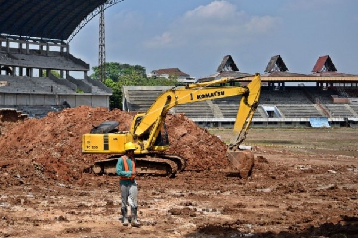 Pembangunan Stasion Jatidiri capai 90 persen