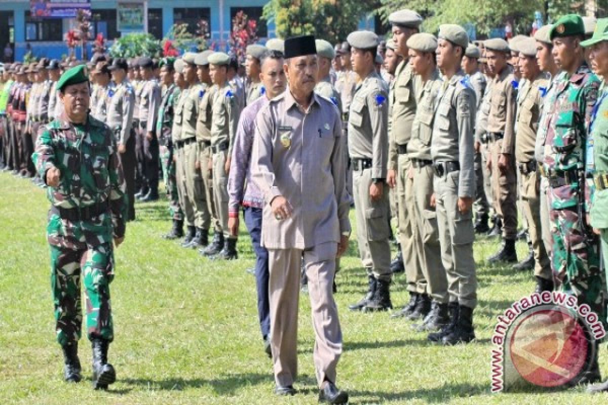 Pemkab Simalungun Apel Gelar Pasukan Pilpanag