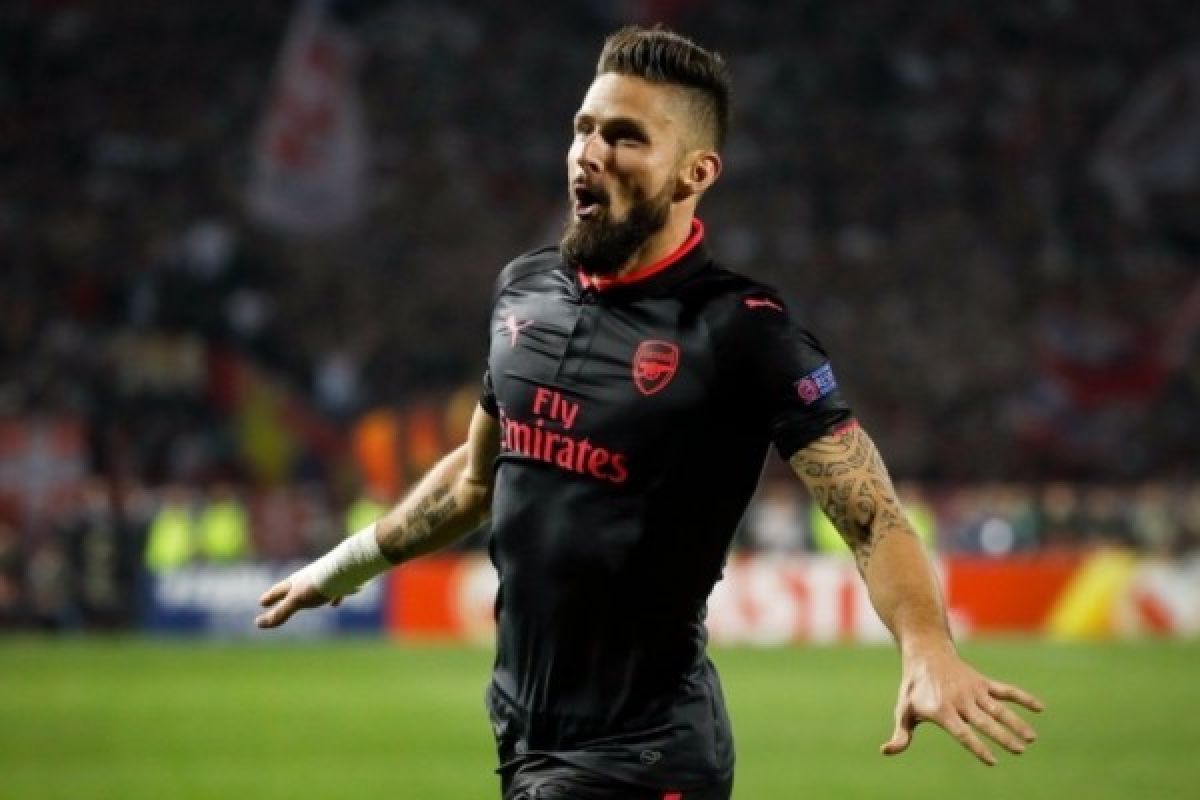 Arsenal Tekuk Red Star 1-0, Berkat Gol "Cantik" Giroud