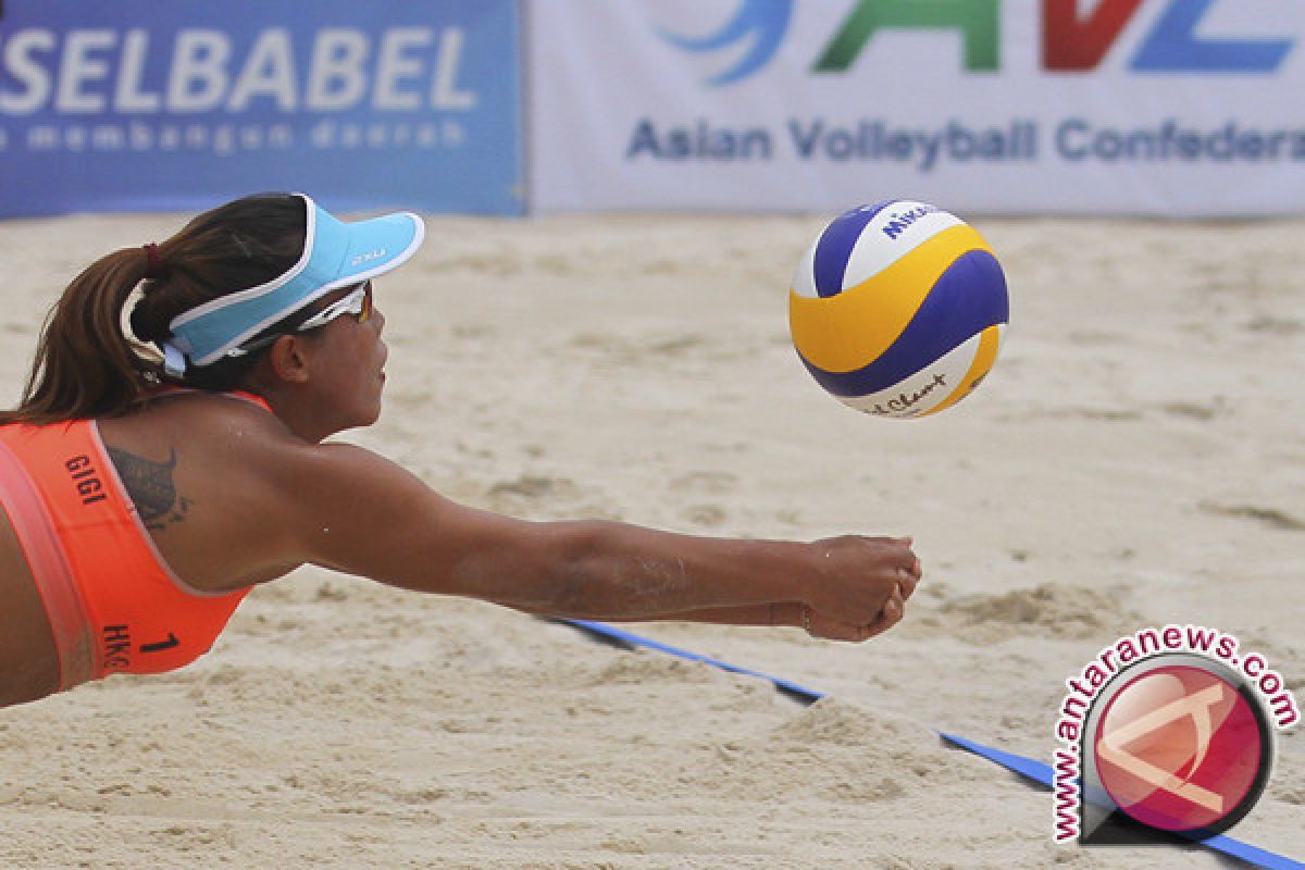 Tim voli pantai putri Indonesia dikalahkan Jepang 1-2