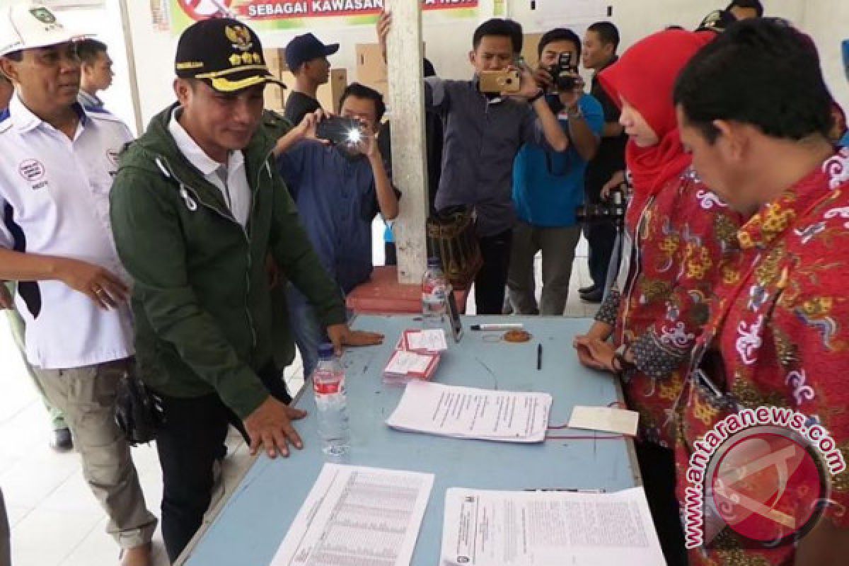 Lombok Tengah Dilanda Hujan Es