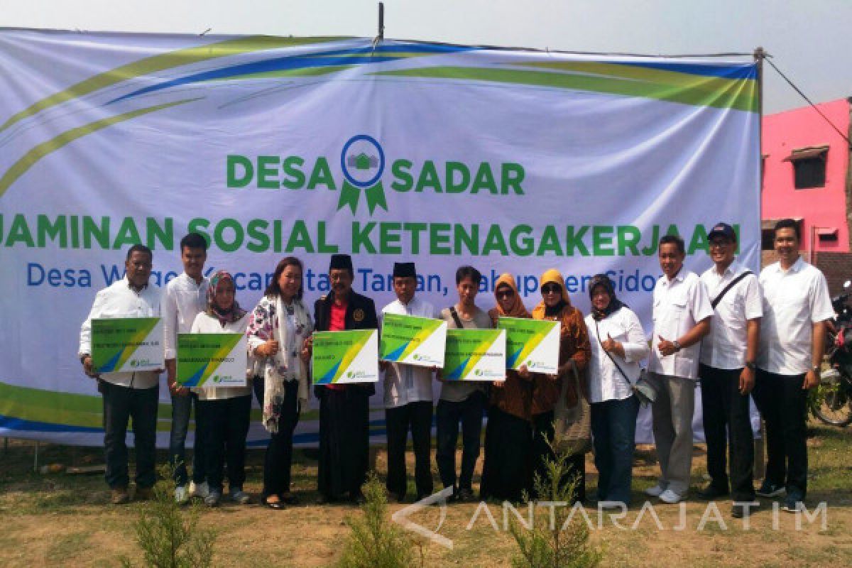 BPJS Ketenagakerjaan Sidoarjo Resmikan Desa Sadar 