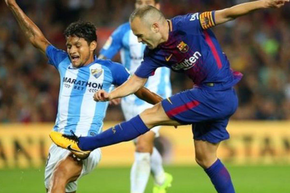 Kalahkan Malaga 2-0, Barca Masih Pimpin Liga Spanyol