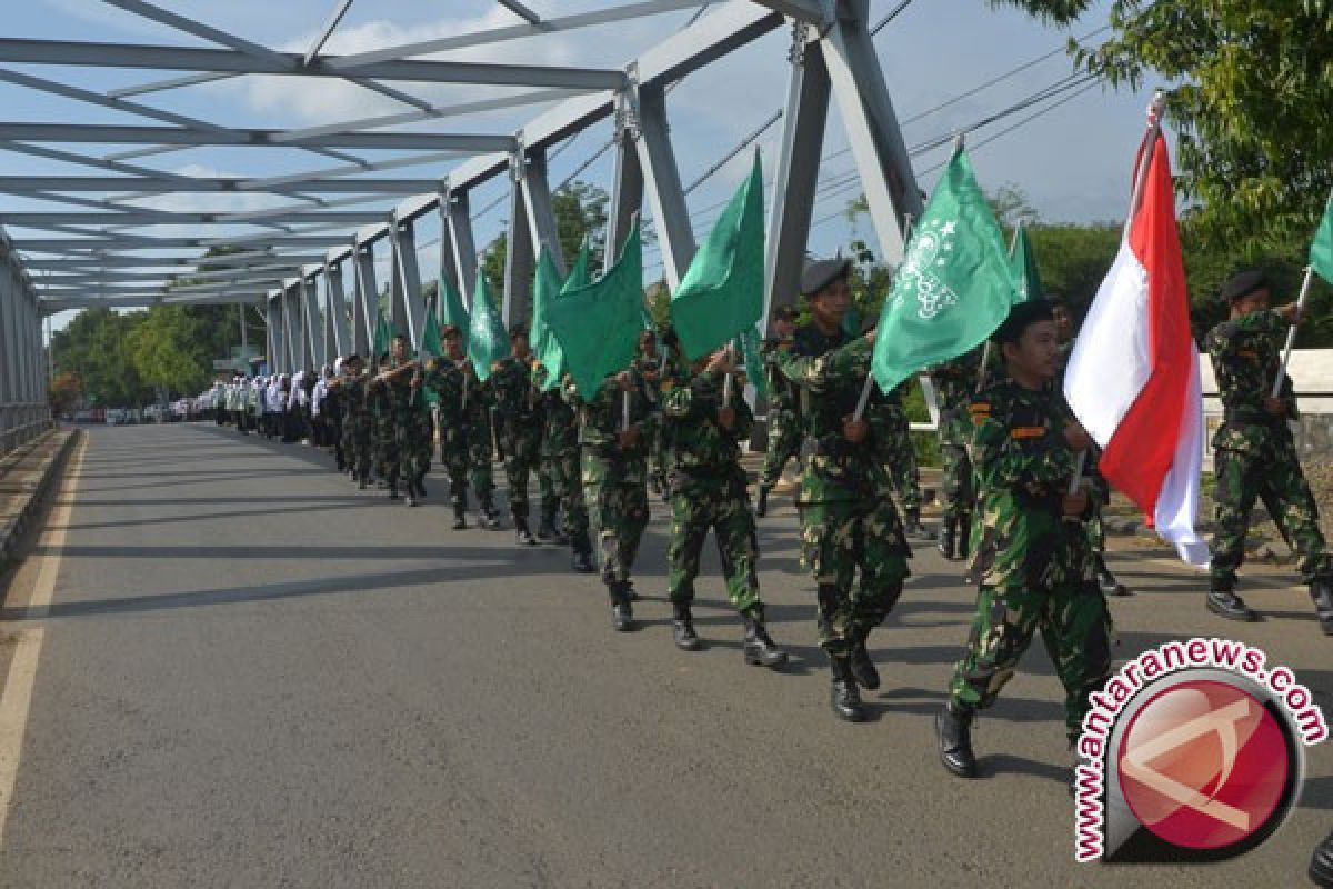 Hari Santri Nasional, Ribuan Santri Senam Islam Nusantara