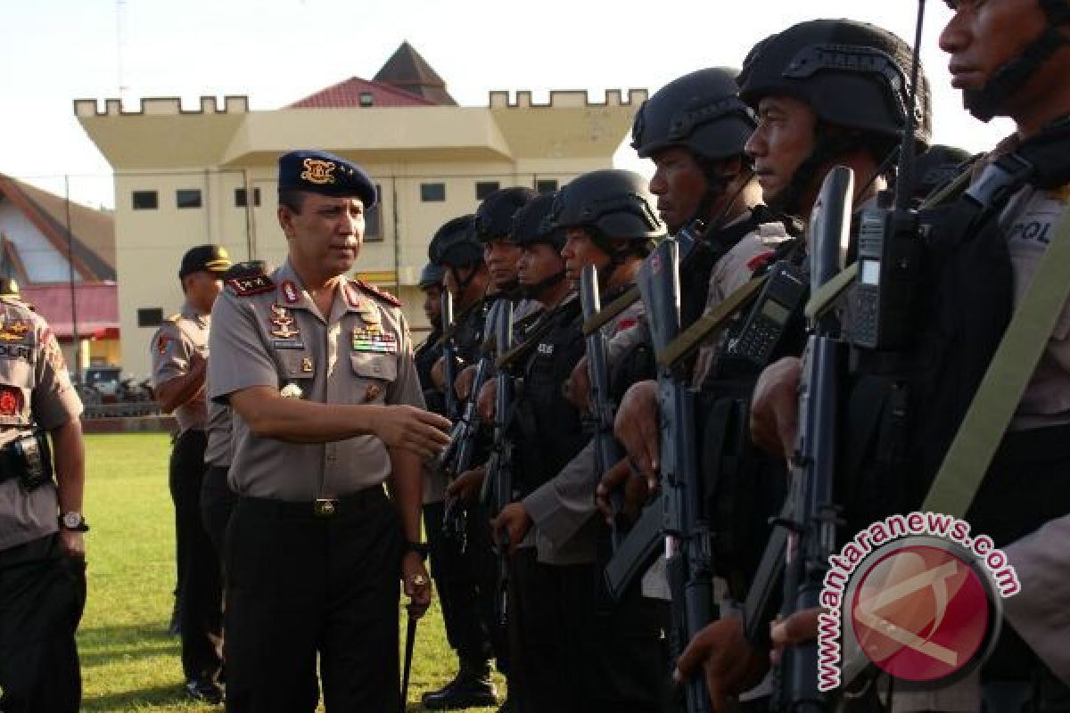 Polda Papua kirim satu pleton Brimob ke Paniai