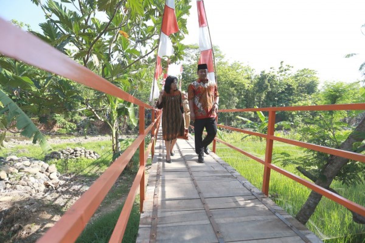 Siswa SD Jabungan Tidak Lagi Seberangi Sungai