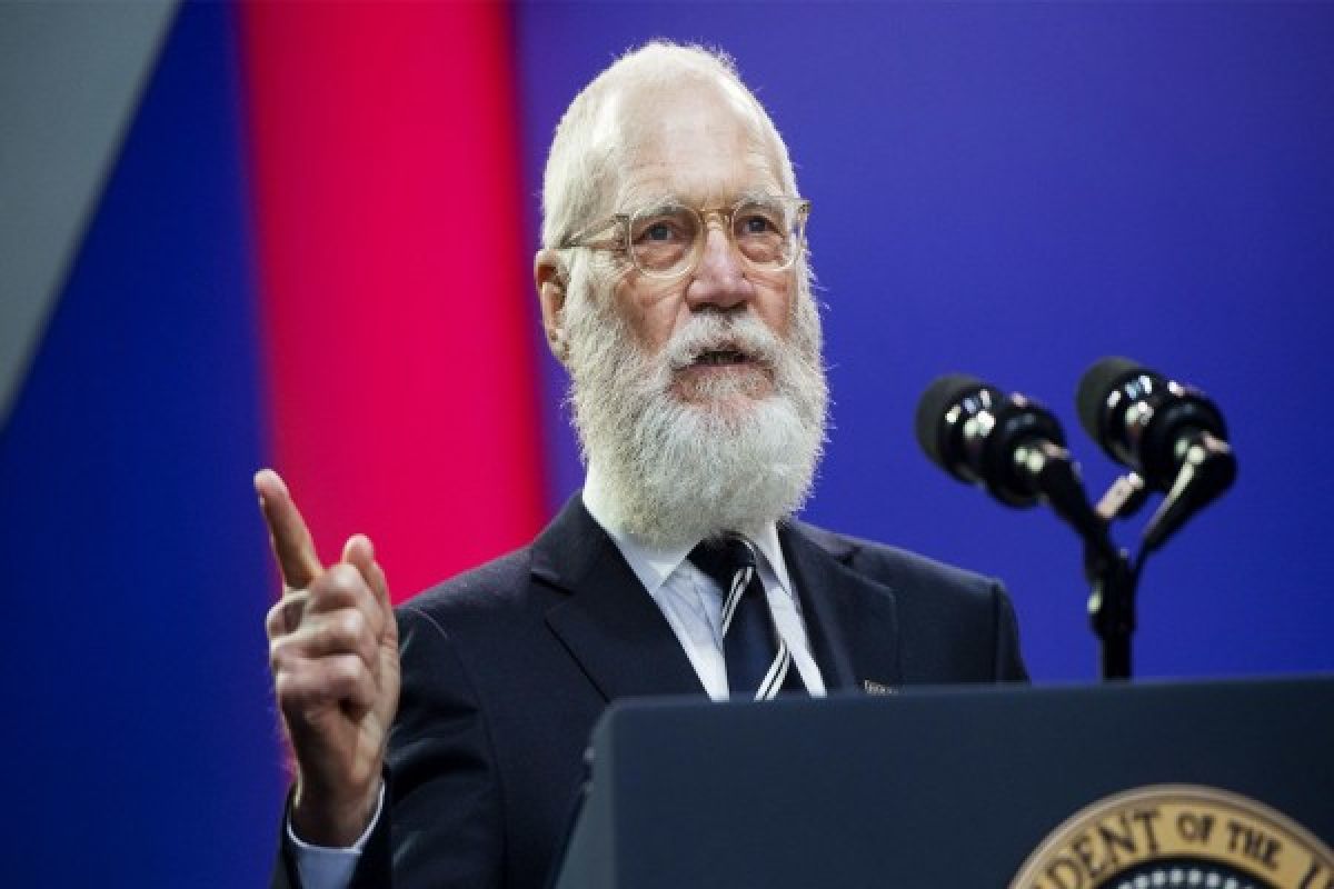 Komedian David Letterman terima Penghargaan Mark Twain