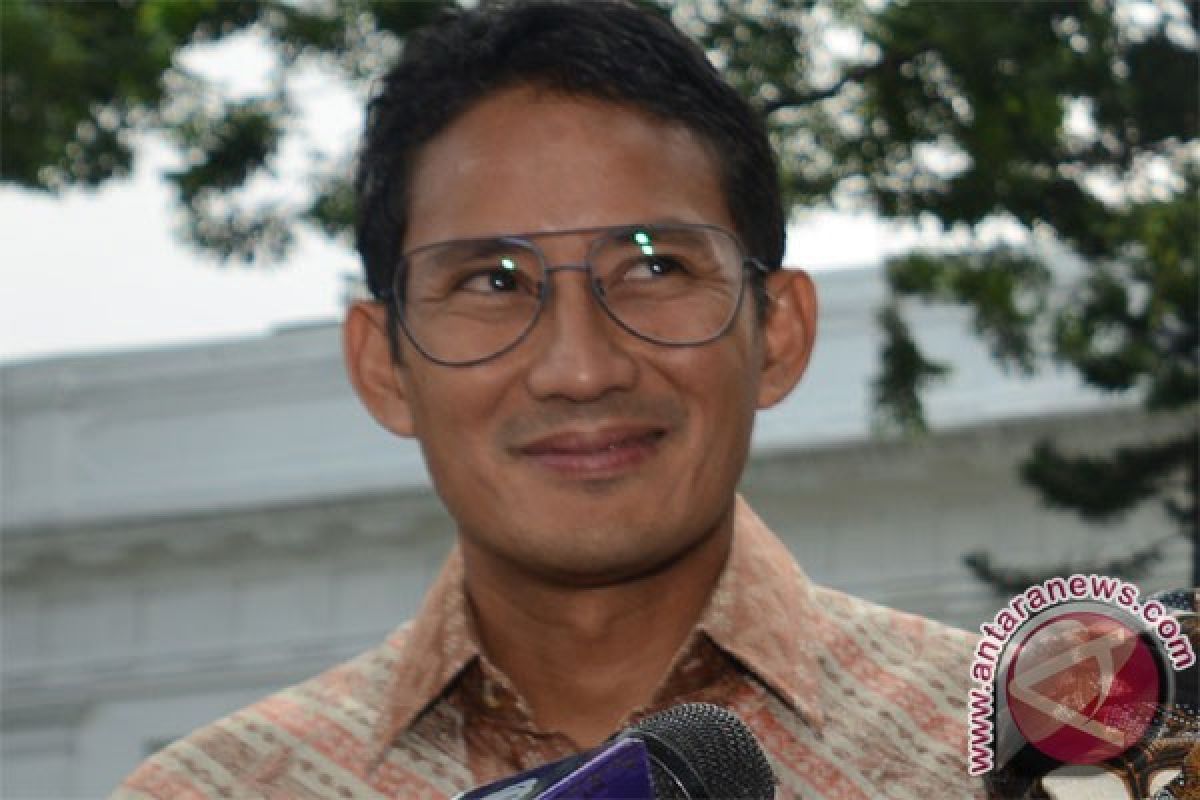 Sandiaga datangi Kementerian BUMN bahas perusahaan patungan