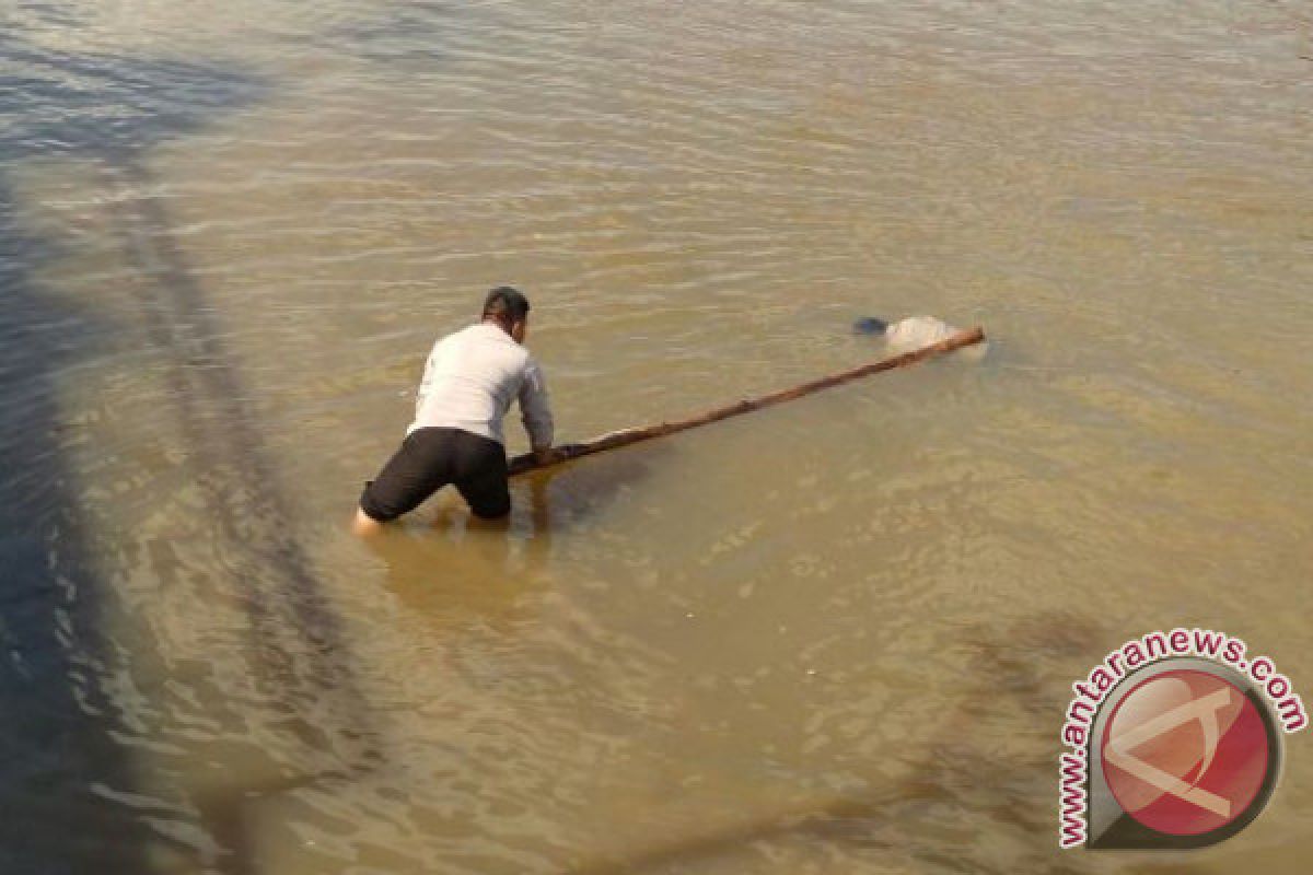 Satpolair Tangani Mayat Mengapung Di Sungai Martapura 