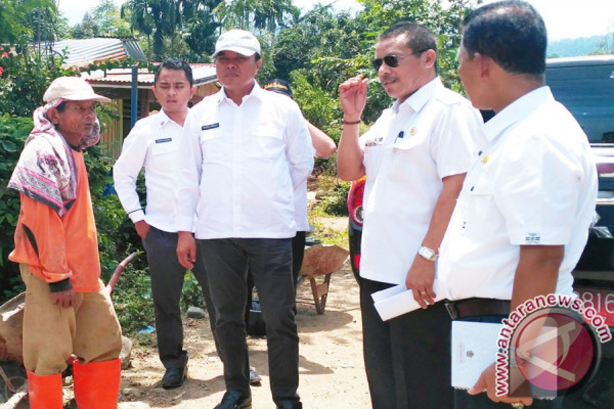 Wabup Tinjau Proyek Fisik, Persentasi Pekerjaan ada yang Baru 17 Persen