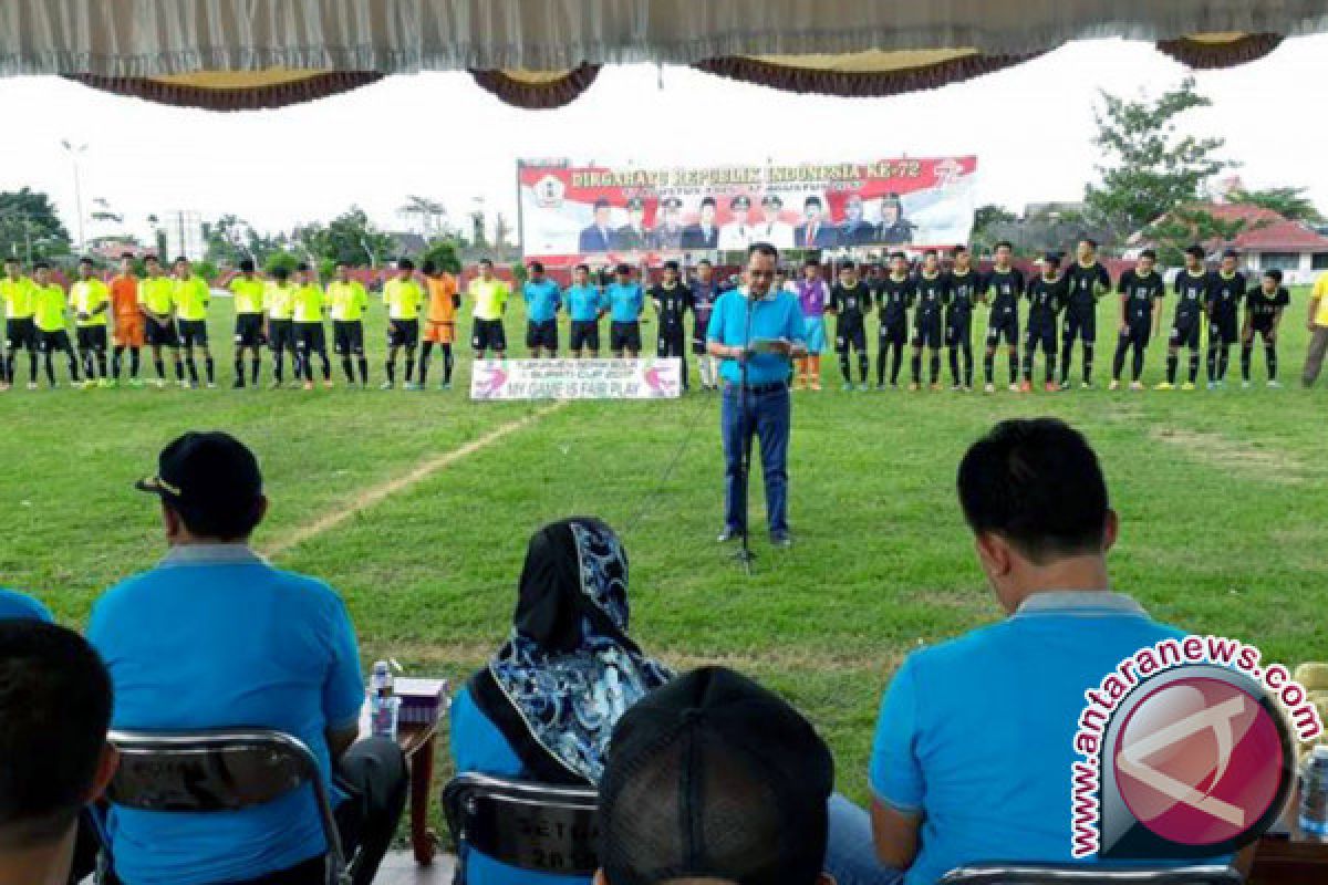 Wabup Buka Turnamen Bupati Cup 2017 