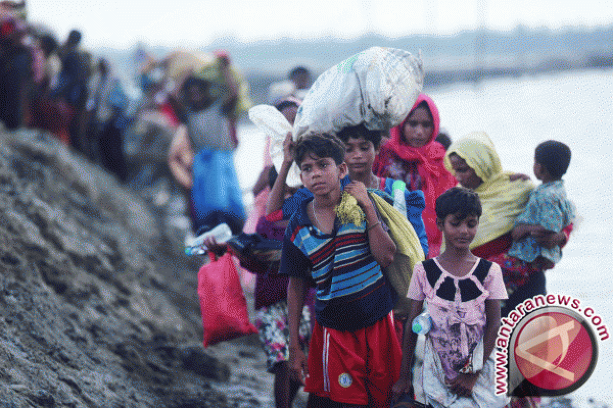 PBB: 604.000 Pengungsi Rohingya Menyelamatkan Diri ke Bangladesh