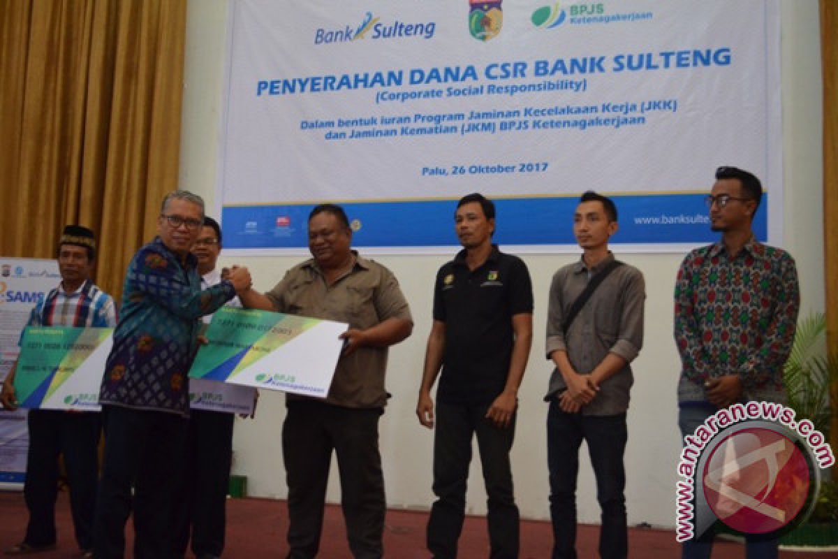 3.000 pekerja rentan jadi peserta BPJS-TK dengan stimulus Bank Sulteng