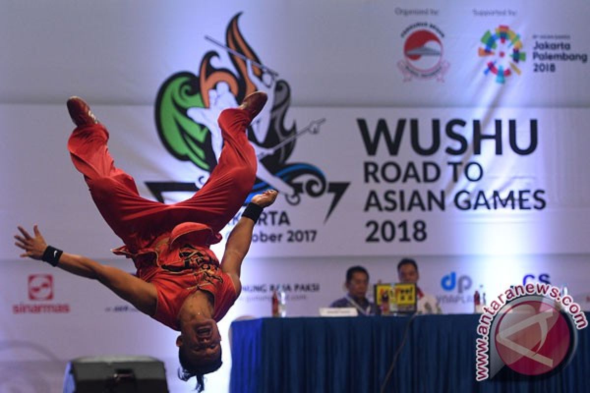 Asian Games (Wushu) - Coaches monitor Indonesian athletes` psychological readiness