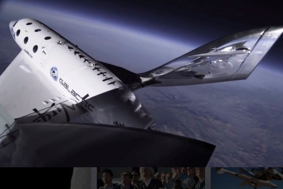 Virgin Galactic tunda wisata ke luar angkasa