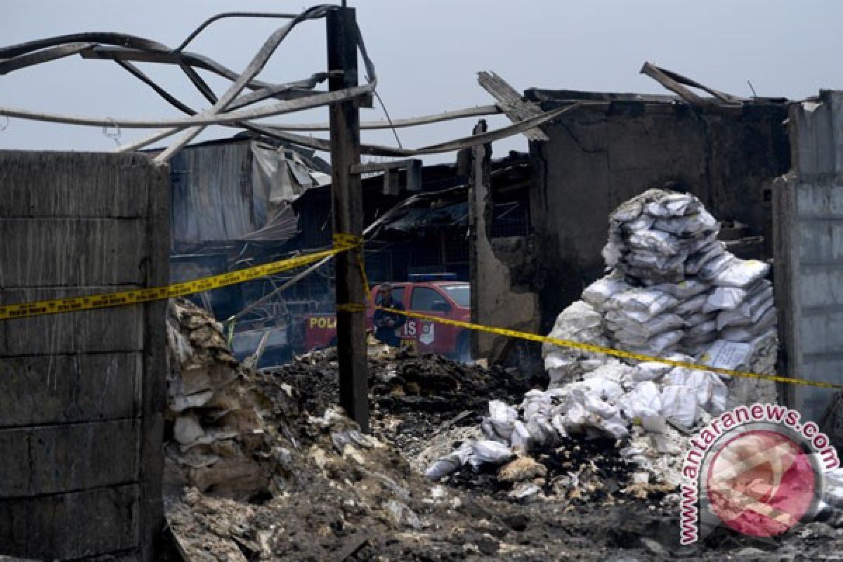 Polisi Periksa Tujuh Saksi Kebakaran Gudang Petasan