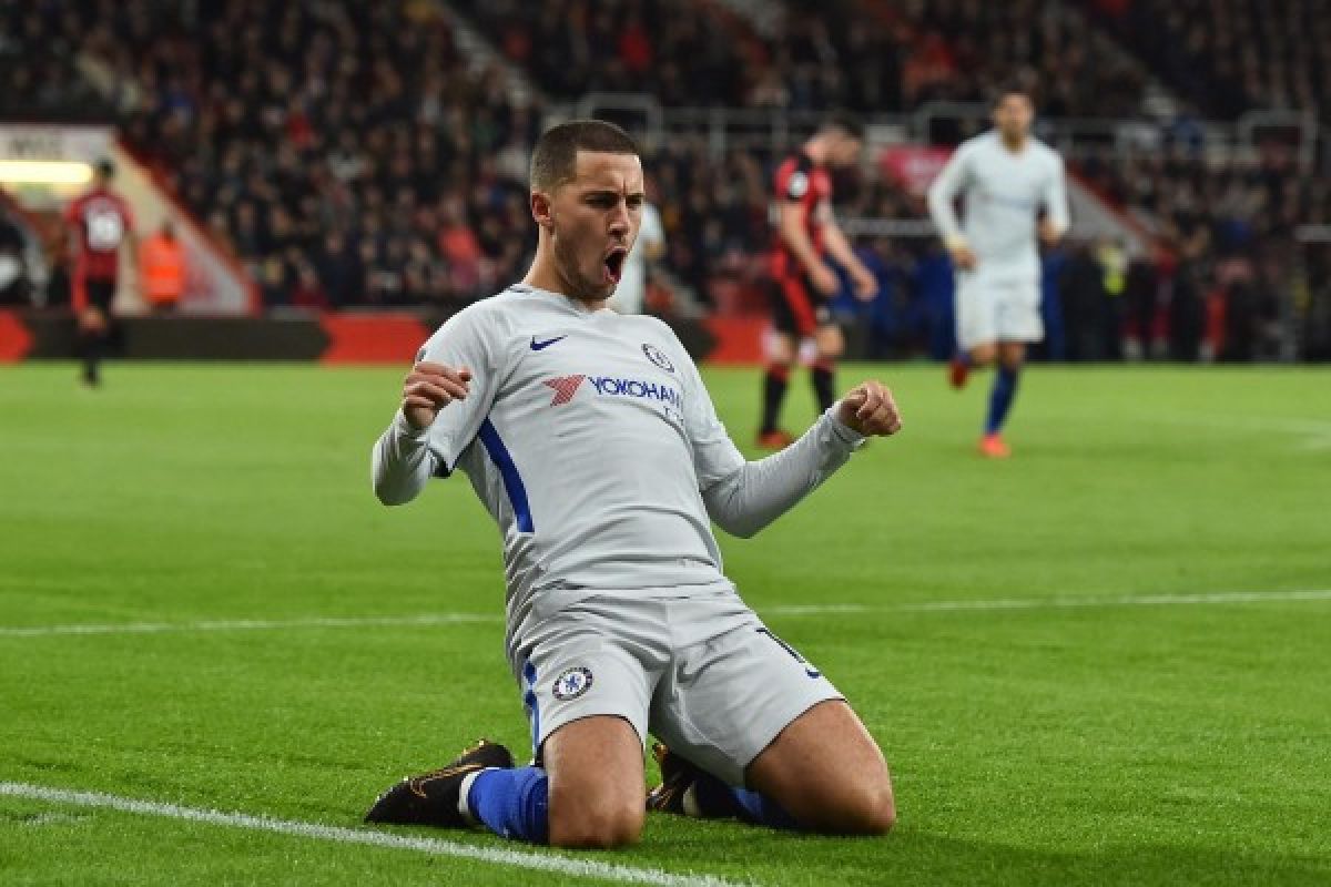 Hazard bawa Chelsea kalahkan Bournemouth 1-0