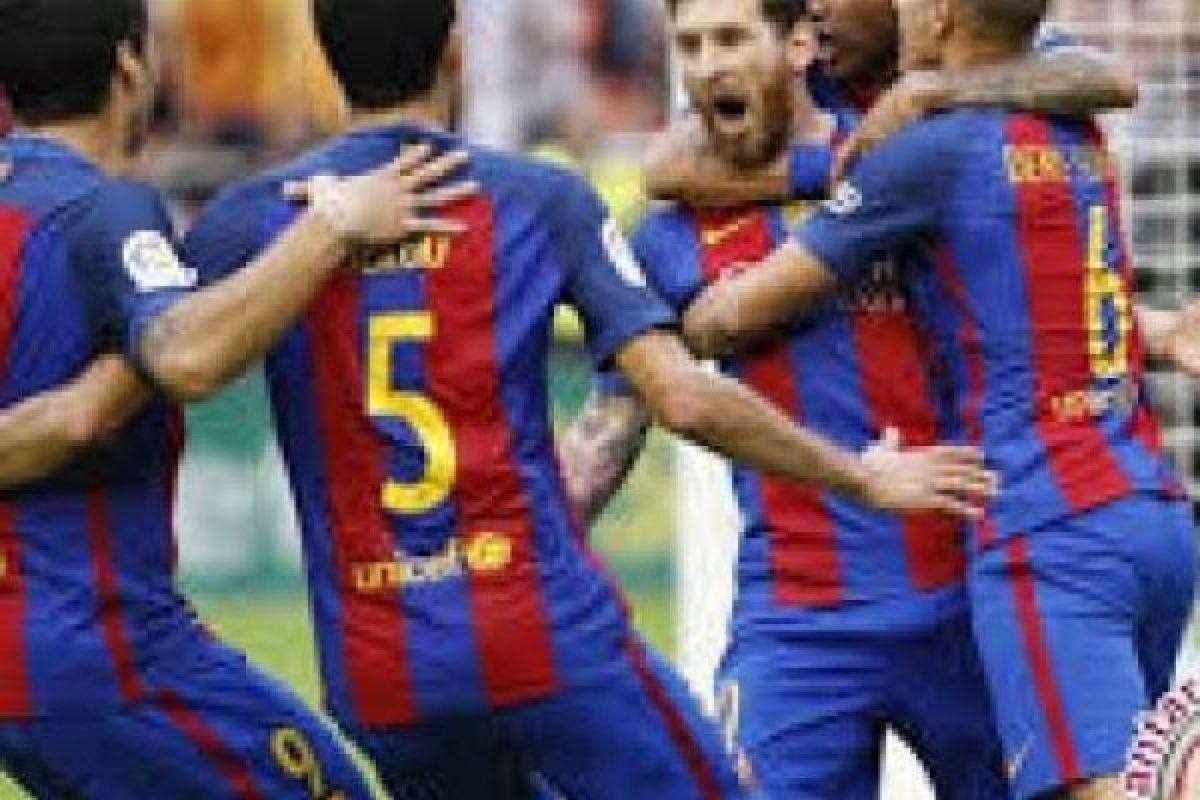 Dua Gol Messi Bawa Barca Kalahkan Las Palmas