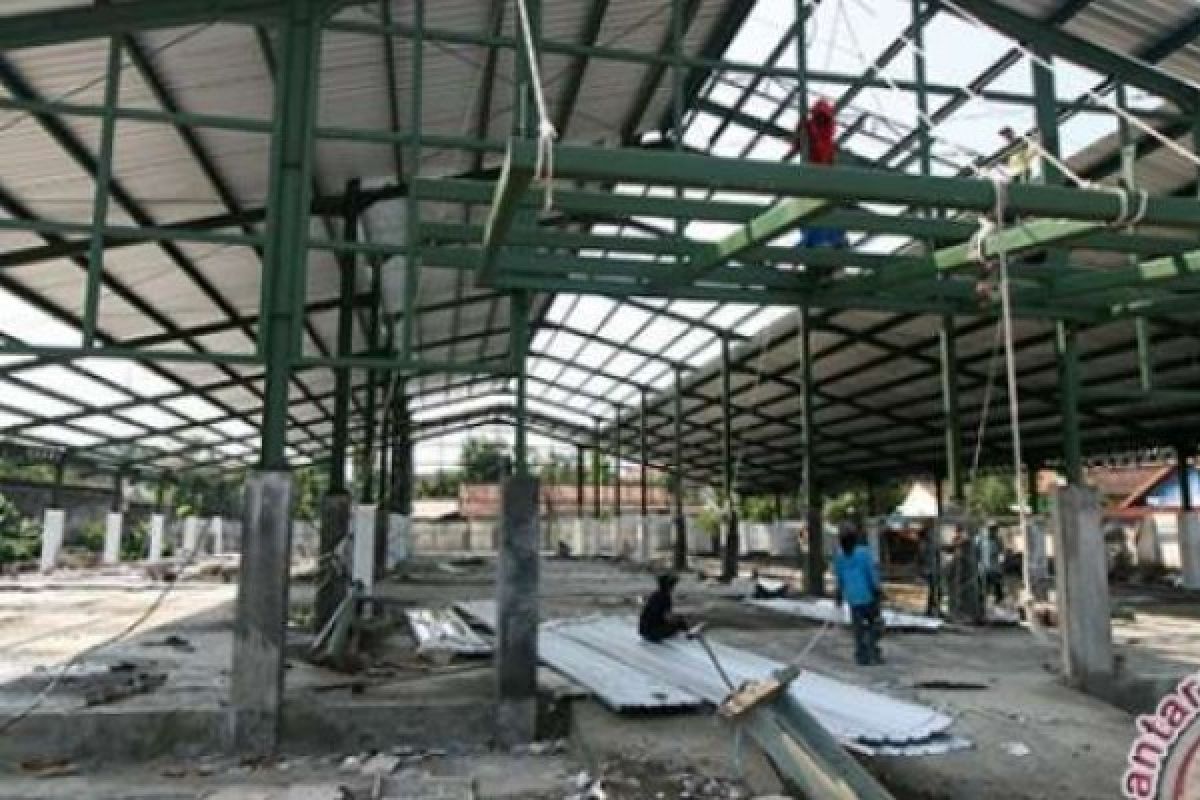Pemko Pekanbaru Klaim Renovasi Pasar Higienis Sudah 70 Persen