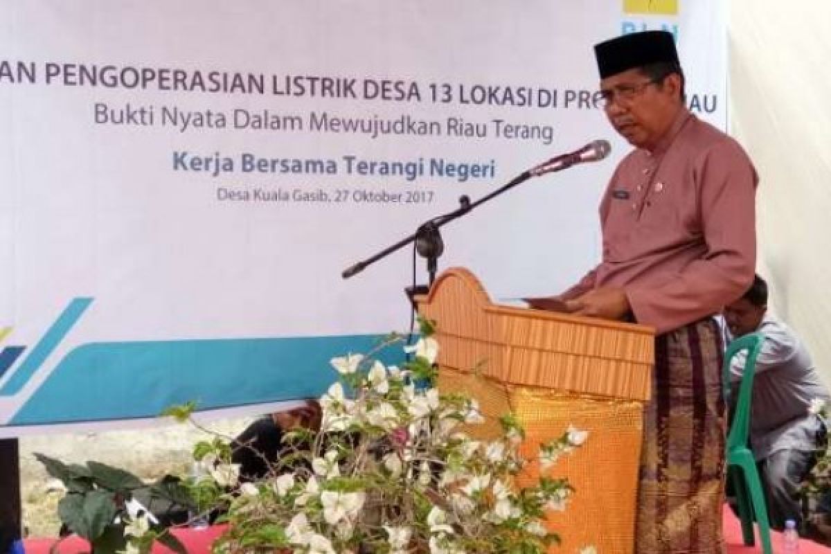 Rasio Elektrifikasi Riau Di Klaim Telah Mencapai 86 Persen